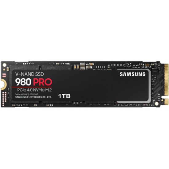 Твердотельный накопитель Samsung 980, MZ-V8P1T0BW, 1000 ГБ, M.2 2280 PCI-E, чтение: 7000 МБ/с, запис