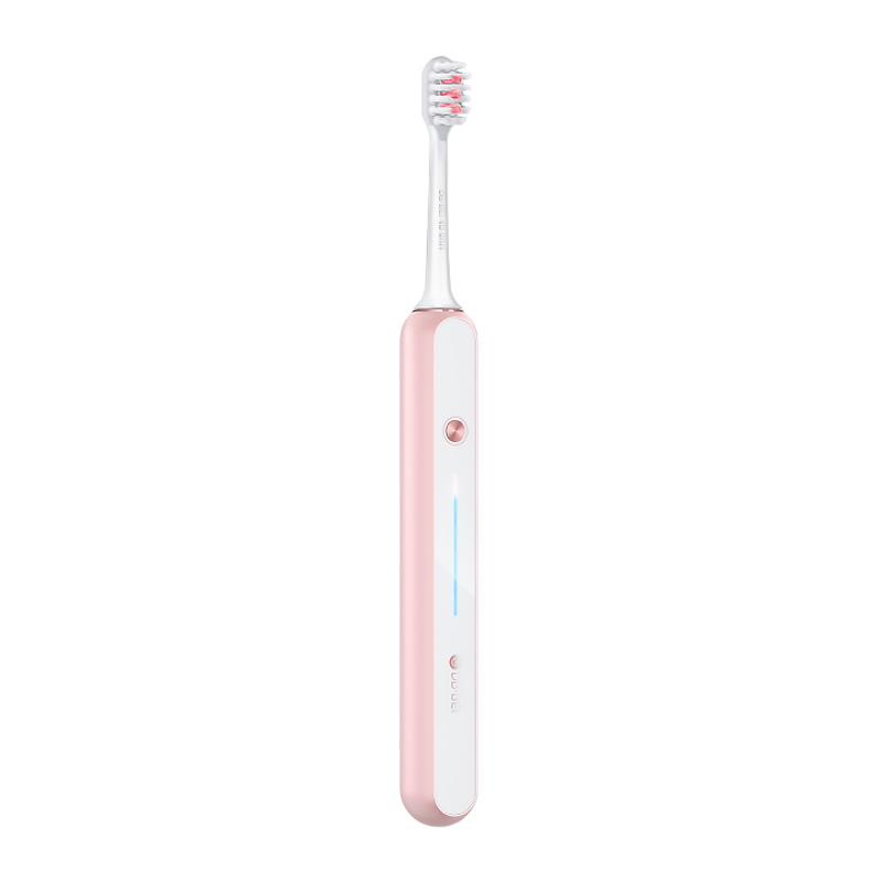 Звуковая электрическая зубная щетка DR.BEI Sonic Electric Toothbrush S7 розовая