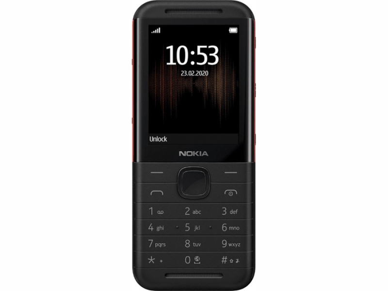 NOKIA 5310 DSP TA-1212 BLK/RED - 3D74 - NEW, 2.4'', 1 Core, 16MB + 8MB (ROM/RAM), Micro SD, up to 32