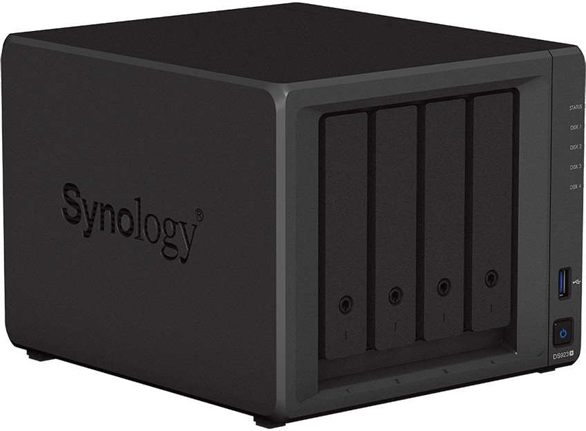 Сетевое оборудование Synology DS923+ Сетевой NAS-сервер 4 отсека для HDD, RAM 4G