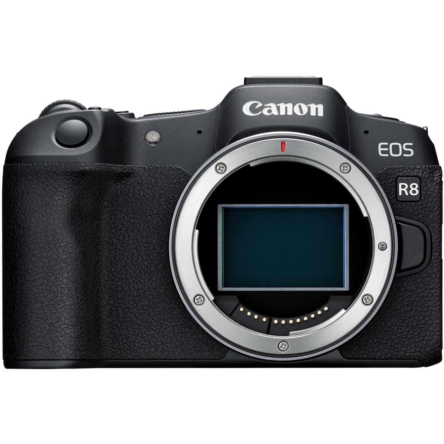 Фотоаппарат Canon EOS R8 Body, беззеркальный, черный, 24,2 Mpx, CMOS 22.3х14.8 мм, UHD 4K, экран 3.0