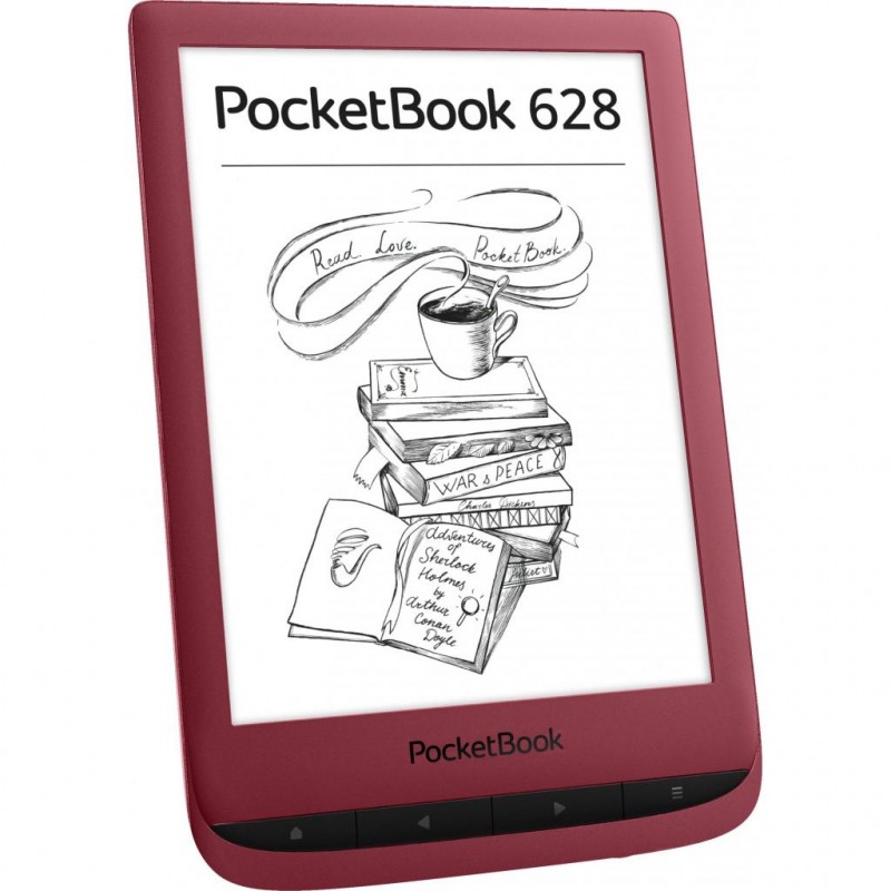 Электронная книга PocketBook PB628-R-CIS красный