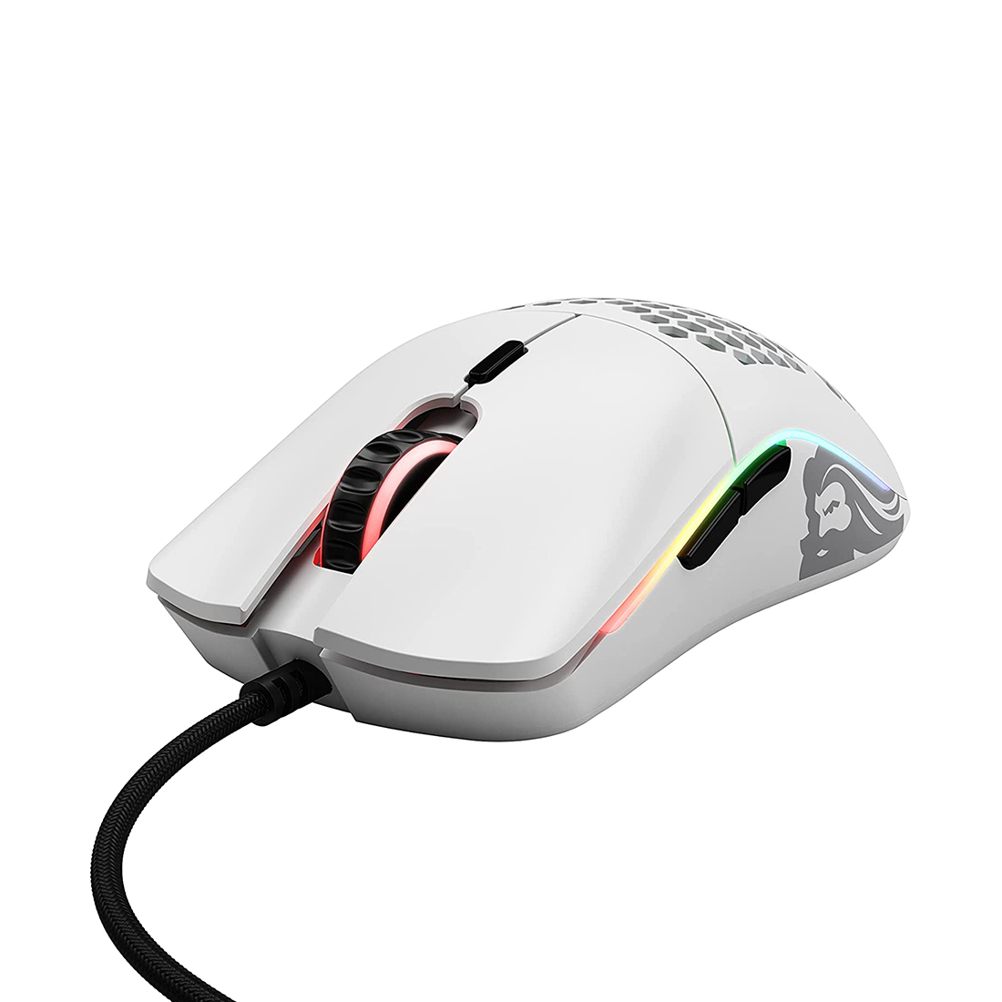 Компьютерная мышь, Glorious, Model O, GO-WHITE, Игровая, Оптическая, Проводная, Pixart PMW-3360 Sens