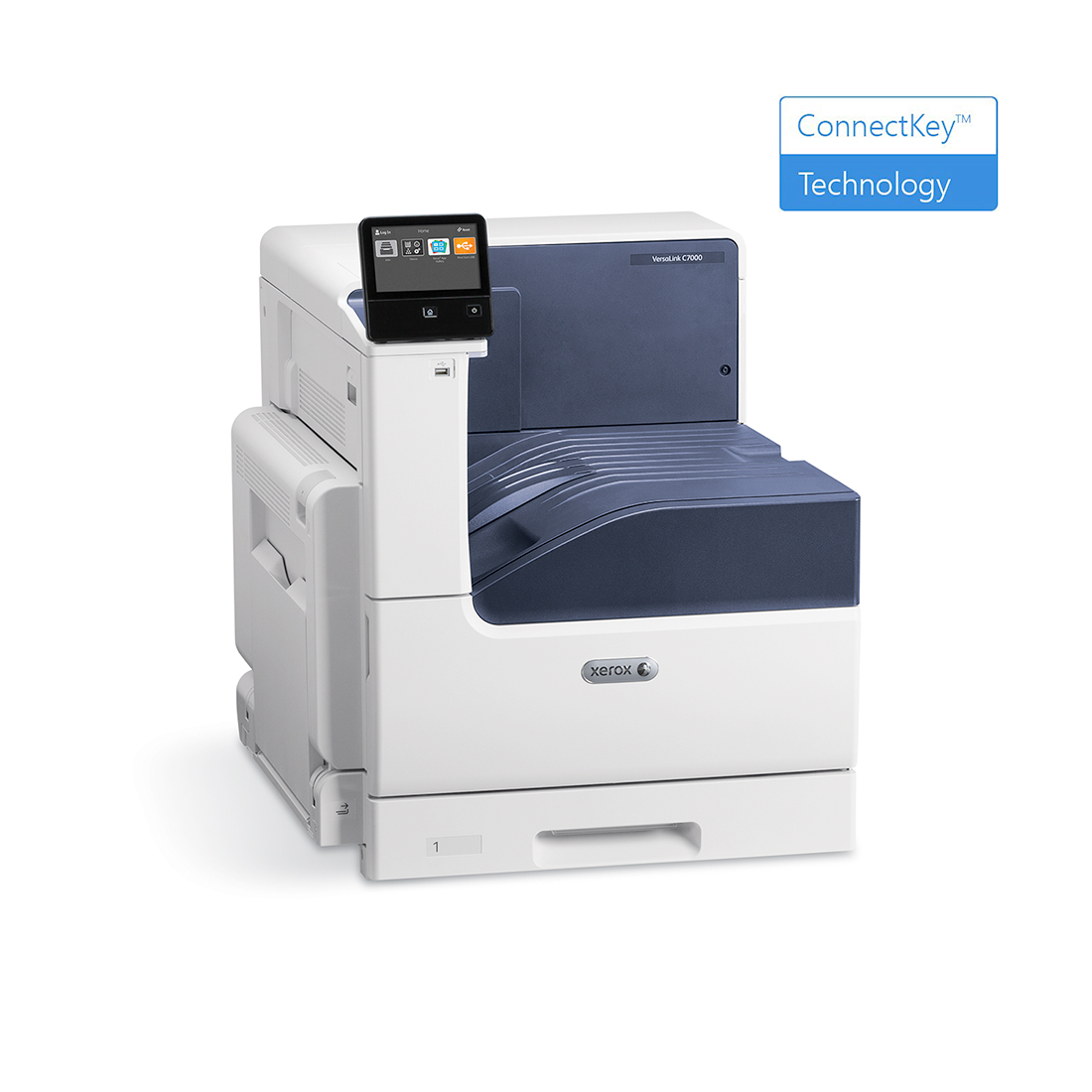 Цветной принтер, Xerox, VersaLink C7000N, A3, HiQ LED, 35/35 стр/мин (A4)/ 19/19 стр/мин (A3), Нагру