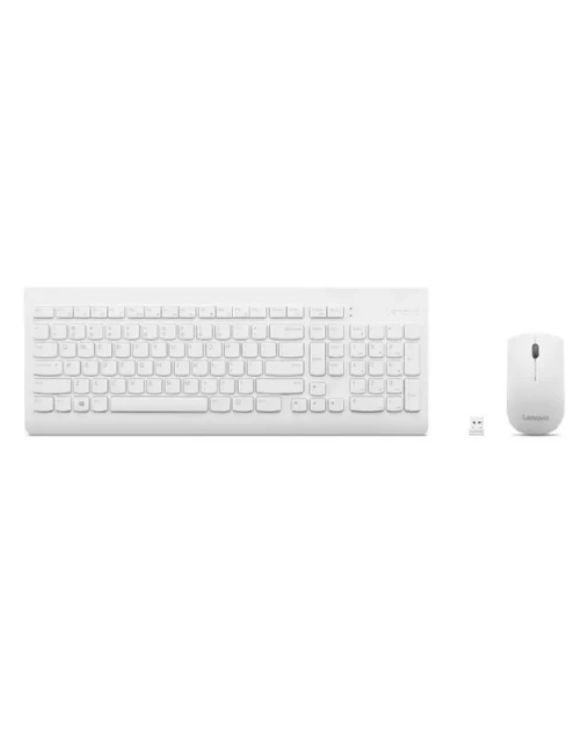 Клавиатура и мышь Lenovo 510 Wireless Combo Keyboard & Mouse White