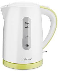Электрический чайник Zelmer ZCK7616L цвет Белый/Лайм срок гарантии 2 года