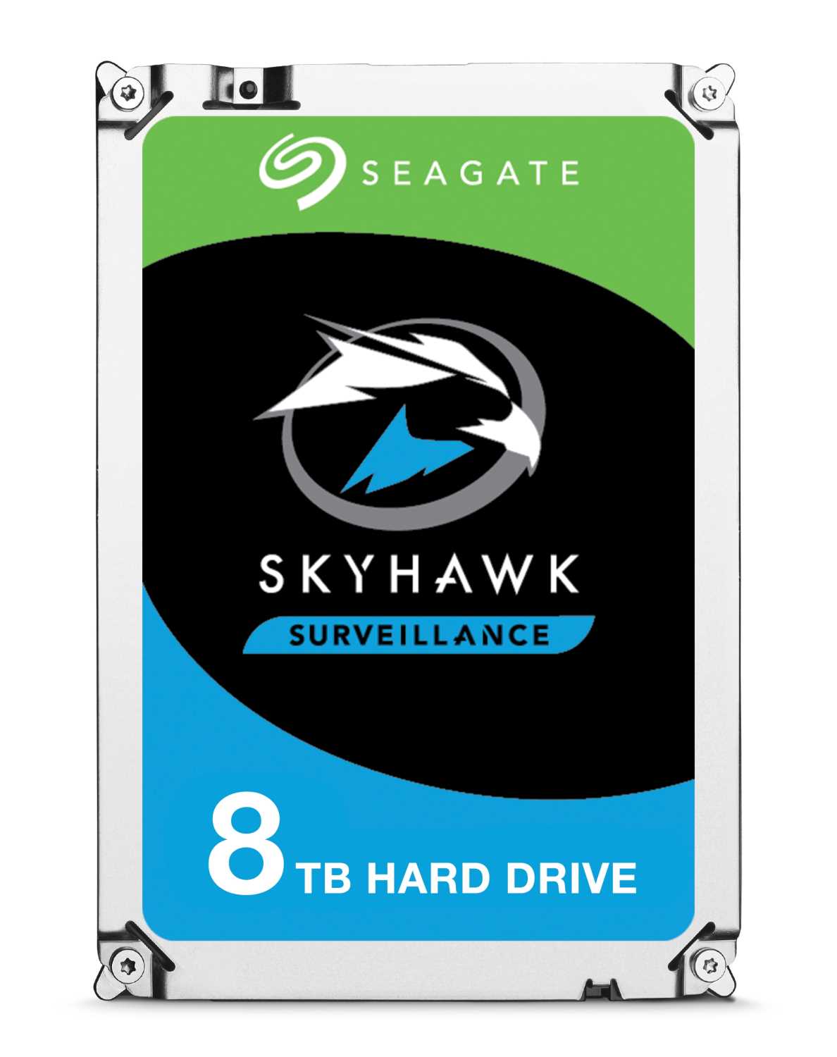 Жесткий диск Seagate SkyHawk ST8000VX004,  8TB, 3.5", 7200 RPM, SATA-III, 512e, 256MB, for NVR/DVR, 