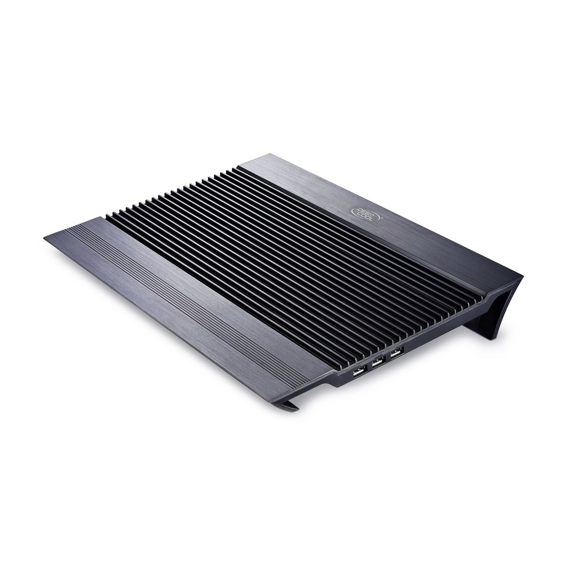 Охлаждающая подставка для ноутбука, Deepcool, N8 Black DP-N24N-N8BK, 17", Вентилятор 2*14см, 1000±10
