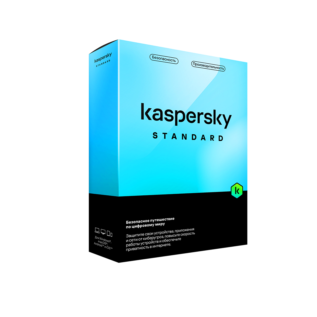 Антивирус, Kaspersky Lab, Kaspersky Standard Kazakhstan Edition (2003110411757), 3 пользователя, 12 