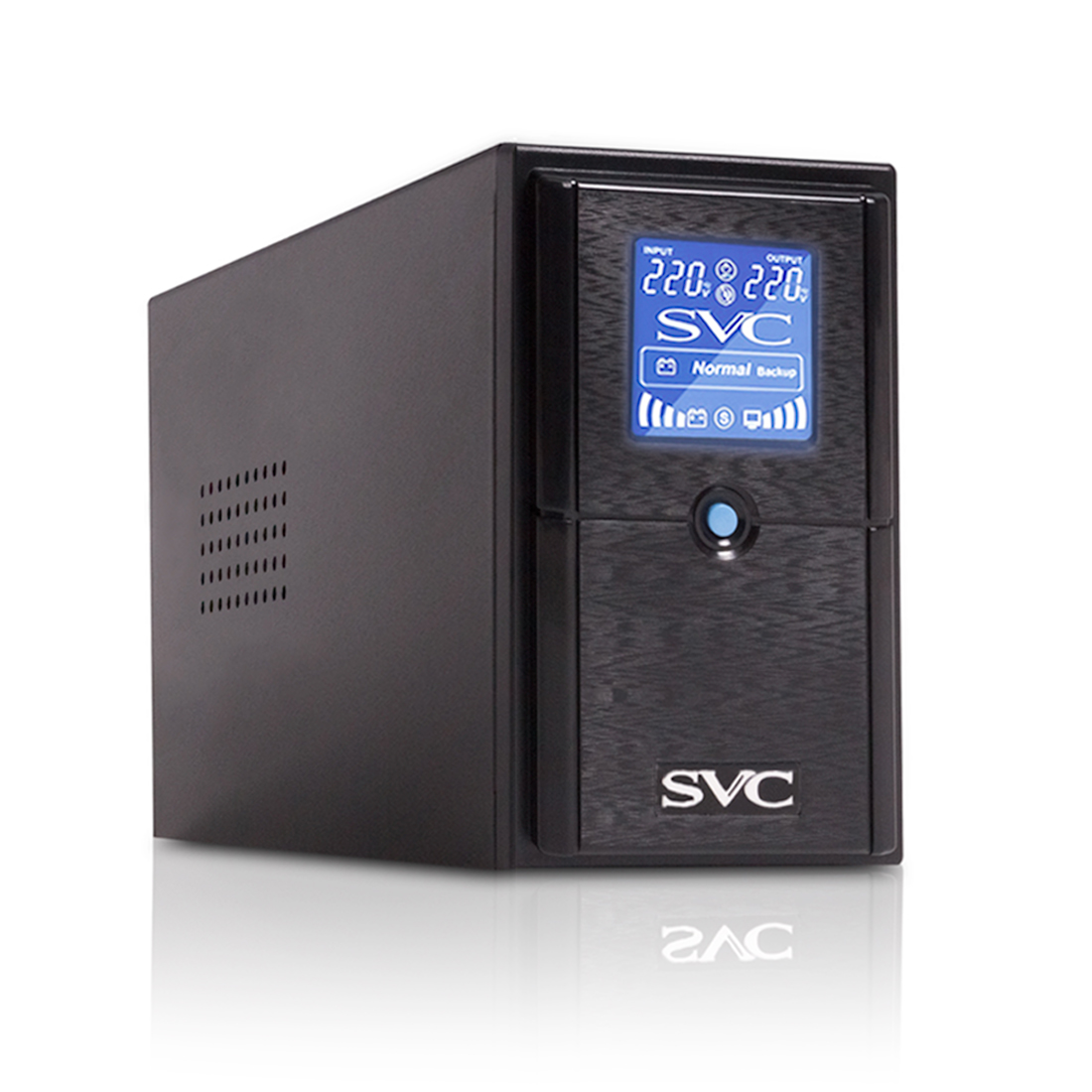 Источник бесперебойного питания, SVC, V-500-L-LCD, Мощность 500ВА/300Вт, Диапазон работы AVR: 165-27