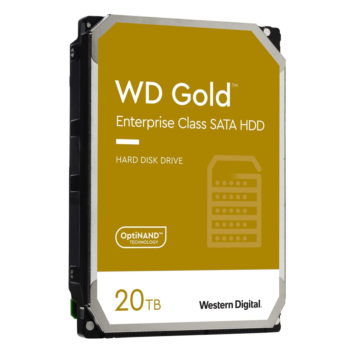 Жесткий диск повышенной надежности HDD 20Tb Western Digital GOLD SATA3 3,5" 7200rpm 512Mb WD201KRYZ