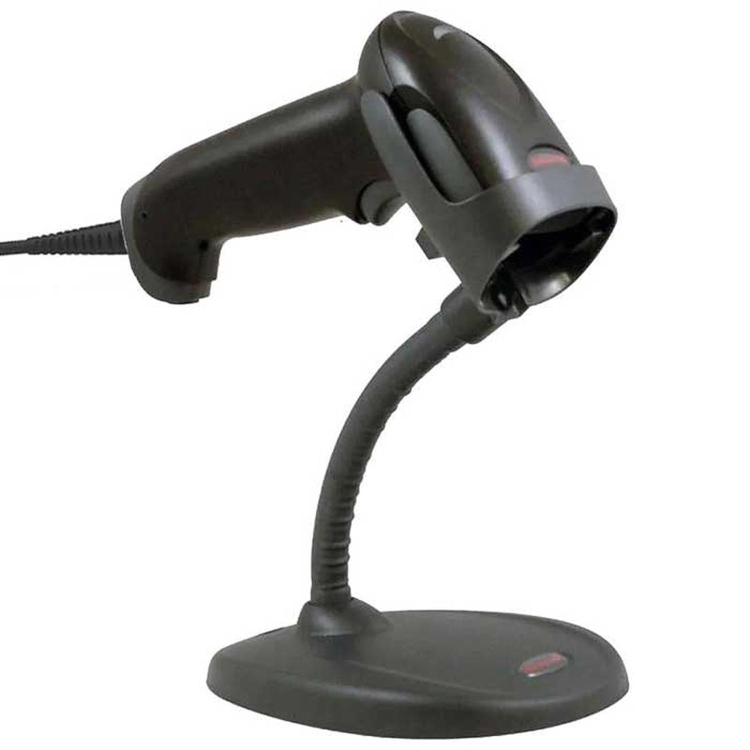 EMEA USB kit: Omni-directional, 1D, PDF, 2D, black scanner (1470g2D-2), flexible presentation stand 