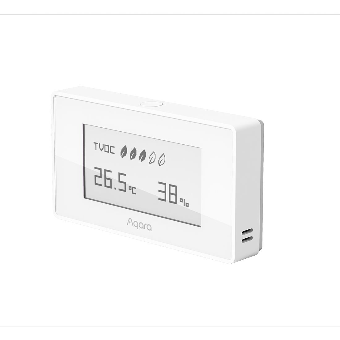 Монитор качества воздуха, Aqara, TVOC, AAQS-S01/AS029GLW02, Zigbee 3.0, 0°C ~ +50°C, TVOC: 0 ~ 25 мг