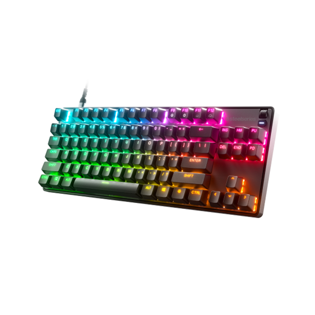 Клавиатура, Steelseries, Apex 9 TKL US, 64847, Игровая, Механические клавиши QX2, USB, Подсветка RGB