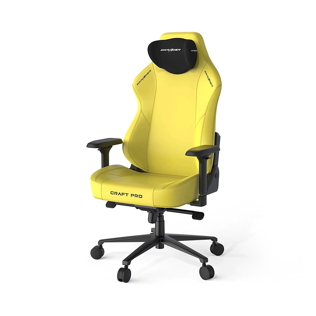 Игровое компьютерное кресло, DX Racer, CRA/PRO/Y, CRA-PR001-Y-H1, грузоподъемность рек: 100 кг, реко