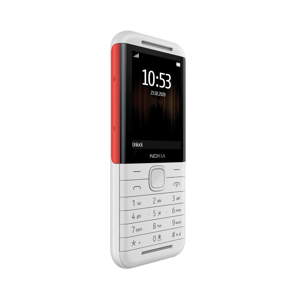 NOKIA 5310 DSP TA-1212 WHT/RED - 3D74 - NEW, 2.4'', 1 Core, 16MB + 8MB (ROM/RAM), Micro SD, up to 32