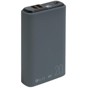 Зарядное устройство Power bank Olmio QS-20, 20000mAh, серый