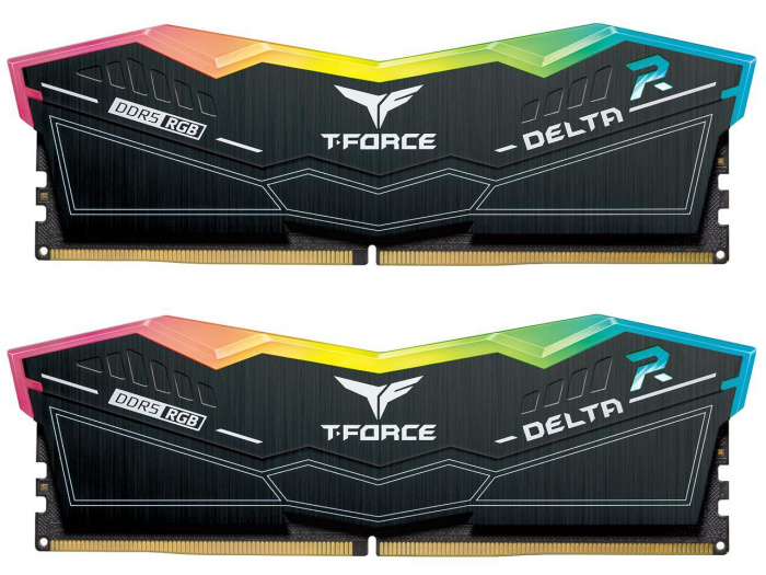 ОЗУ Team Group, T-Force Delta RGB 48 GB Kit, DDR5 (2x24GB), 7200Mhz, CL34-42-42-84, 1.4V, FF3D548G72