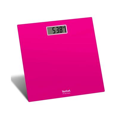 Напольные весы, TEFAL, PP1403V0, Стекло, Максимальный вес 150 кг, Шаг 100г, Розовый