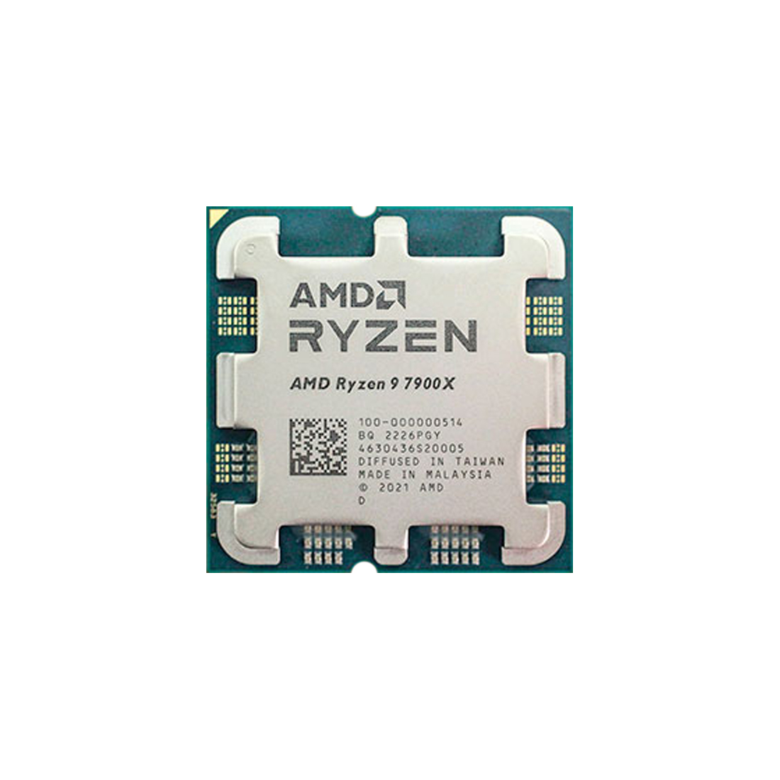 Процессор AMD Ryzen 9 7900X 4,7Гц (5,6ГГц Turbo) 12С/24T 64MB L3 170W-230W AM5 OEM 100-000000589