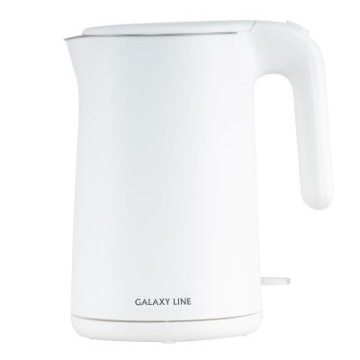 Чайник электрический с двойными стенками GALAXY LINE GL0327, 1800Вт, Объем 1,5 л, 220В/50Гц Мятный