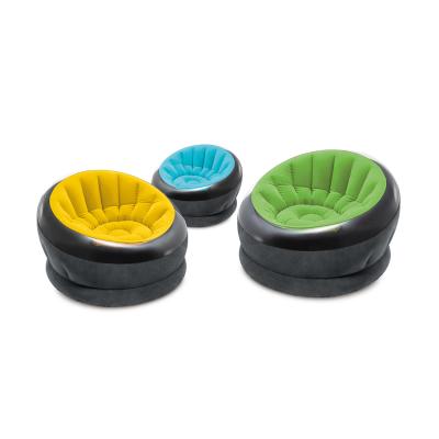 Кресло надувное Empire Chair 112 x 109 x 69 см, INTEX, 68582NP, Винил, Флокированное покрытие, Двухк