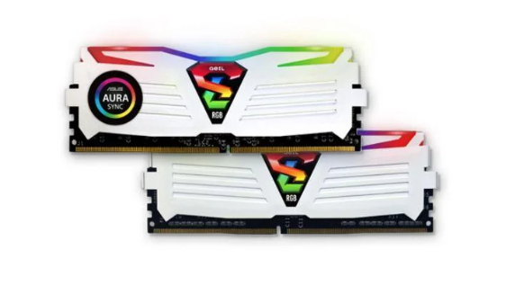 Оперативная память 16GB Kit (2x8GB) GEIL DDR4 3600MHz SUPER LUCE RGB WHITE GLWS416GB3600C18BDC