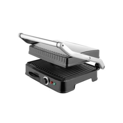 Контактный гриль, Centek, CT-1464, 2000 Вт, 1 жаровня, 297х235мм, Антипригар, Нерж отделка, Макс 240