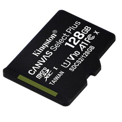 Карта памяти Kingston 128GB microSDXC Canvas Select Plus 100R A1 C10 Single Pack w/o Adapter, SDCS2/