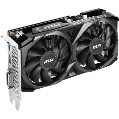 Видеокарта MSI GeForce RTX 3050 VENTUS 2X 8G, 8G GDDR6 DVI HDMI DP RTX 3050 VENTUS 2X XS 8G