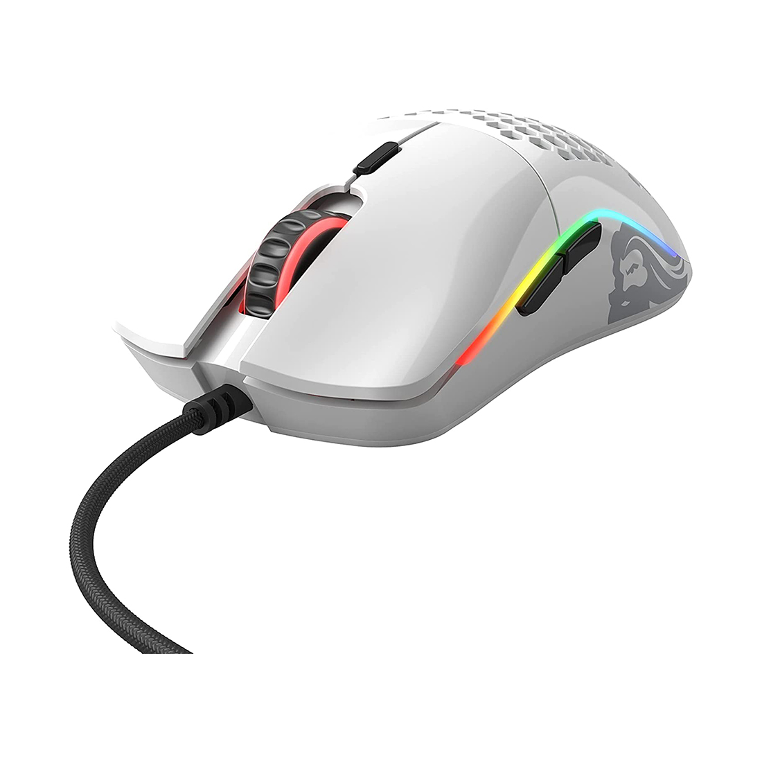 Компьютерная мышь, Glorious, Model O-, GOM-GWHITE, Игровая, Оптическая, Проводная, Pixart PMW-3360 S