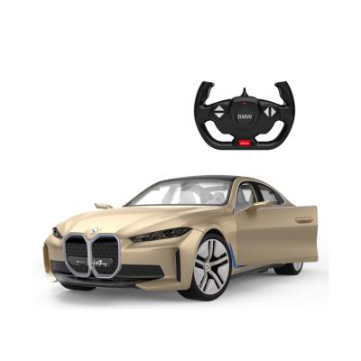 Радиоуправляемая машина, RASTAR, 98300G, 1:14, BMW i4 Concept, Пластик, Открывающиеся двери, Подсвет