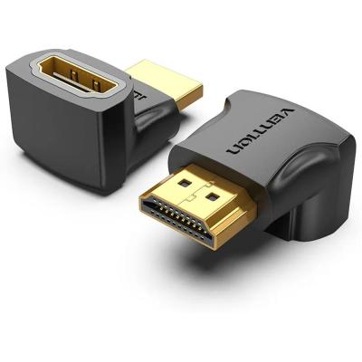 Адаптер Vention HDMI 270 degree male to female adapter black. AINB0