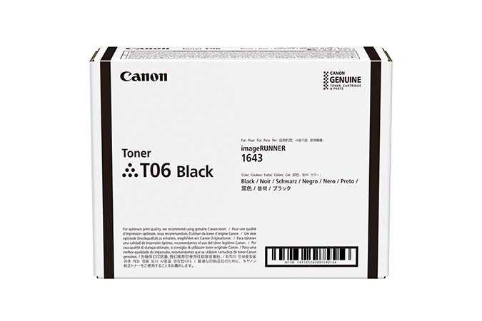 Тонер-картридж Canon T06 чёрный для iR 1643i/1643iF (20 500 стр.)