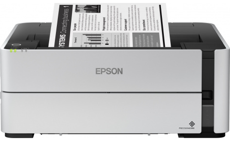 Принтер струйный монохромный Epson M1170 C11CH44404, А4, до 39 стр/мин, СНПЧ, duplex, WIFI, Ethernet