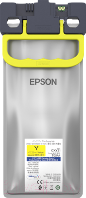 Контейнер с желтыми чернилами Epson C13T01D400 ресурсом 20 000 стр. (XXL) WF-C5X9R
