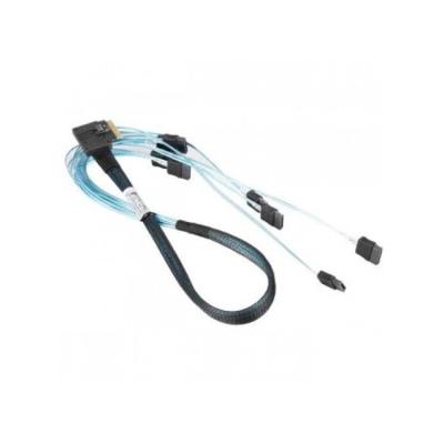 Кабель интерфейсный Slimline SAS x8 to x8 SATA, Supermicro, CBL-SAST-1270-100, SlimSASx8 STR SFF-865