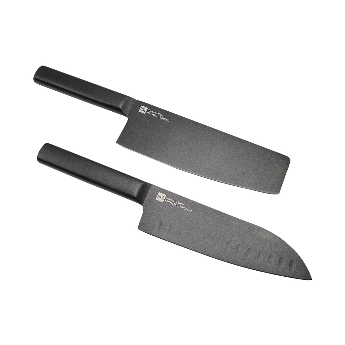 Набор ножей, HuoHou Cool black non-stick steel knife set, HU0015, 2 предмета, Нержавеющая сталь, Бол