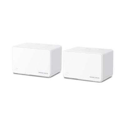 Маршрутизатор, Mercusys, Halo H80X(2-pack), 802.11a/b/g/n/ac/ax, AX3000 Домашняя Mesh Wi-Fi система 