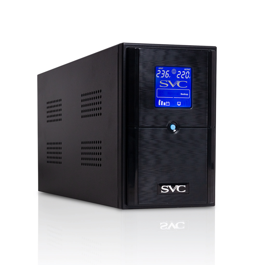 Источник бесперебойного питания, SVC, V-1200-L-LCD, Мощность 1200ВА/720Вт, Диапазон работы AVR: 165-