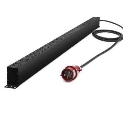 Трёхфазный распределитель питания, SHIP, 700530302, 24 Розеток C13, 6 розеток С19, 3*16А, 3 м, 4000W