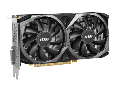 Видеокарта MSI GeForce RTX 3050 VENTUS 2X 8G OC, 8G GDDR6 DVI HDMI DP RTX 3050 VENTUS 2X XS 8G OC