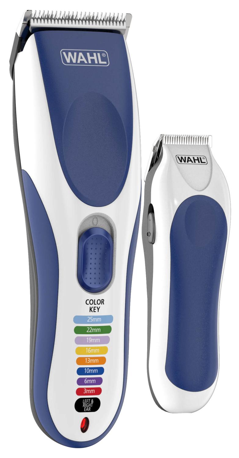 Машинка для стрижки волос Wahl Color Pro Cordless Combo бело-синий
