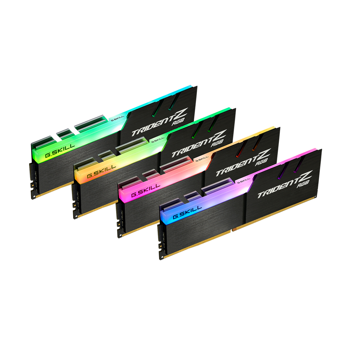 Комплект модулей памяти, G.SKILL, TridentZ RGB F4-3600C18Q-64GTZR (Kit 4x16GB), DDR4, 64GB, DIMM <PC