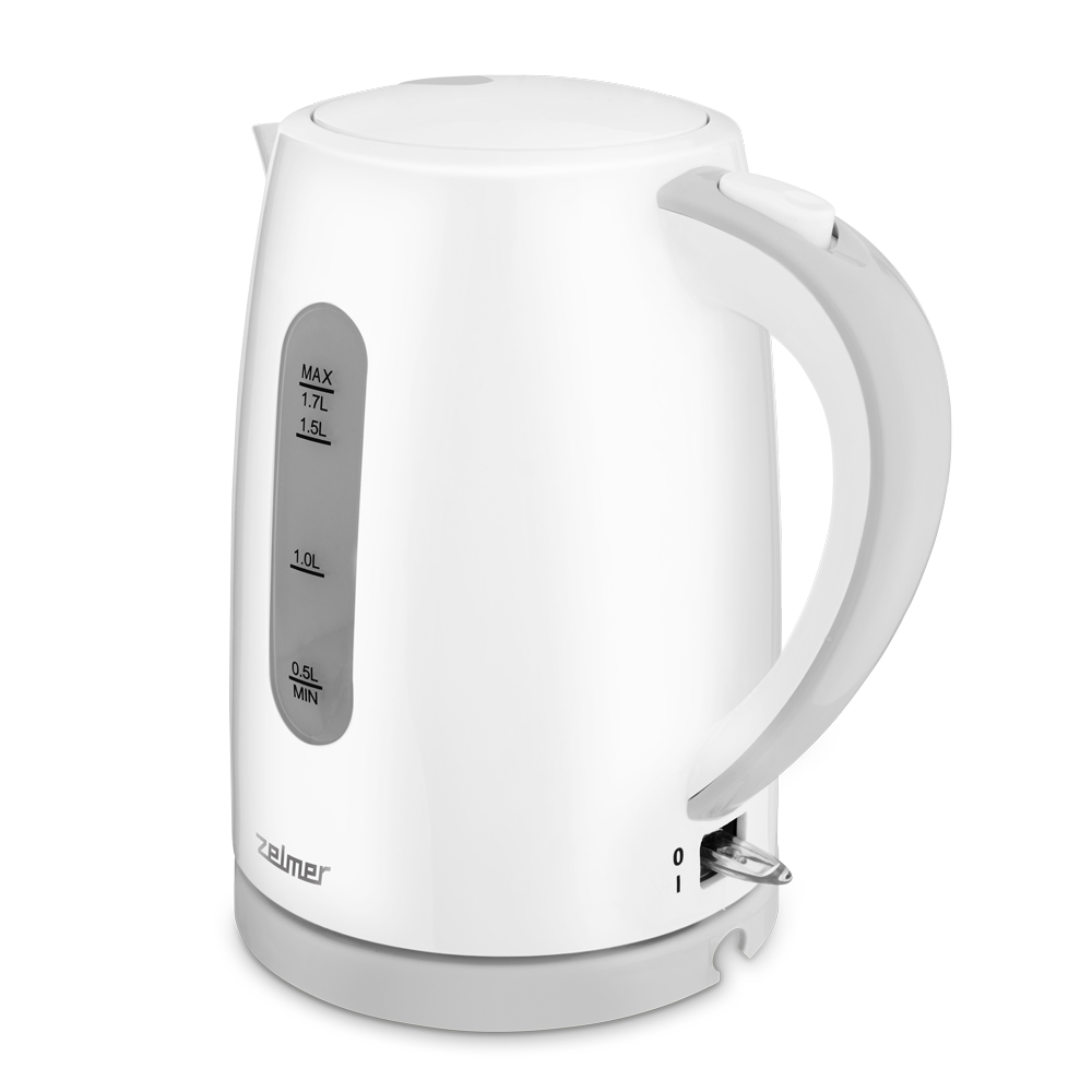 Электрический чайник Zelmer ZCK7616S цвет Белый/Серый срок гарантии 2 года